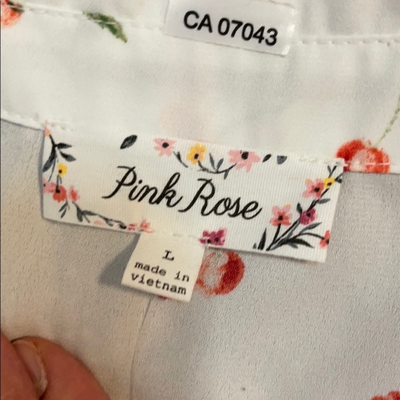 PINK ROSE shirt - Picture 6 of 7
